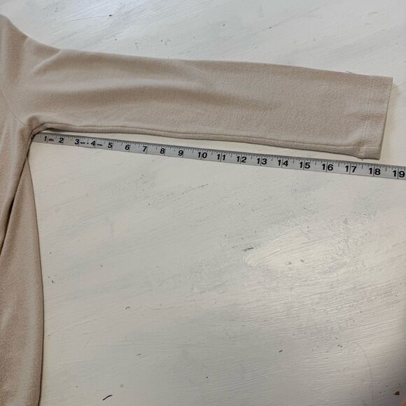 Z Supply Women's Sand Marled Hooded Open Front Cardigan Lightweight Size M - Picture 14 of 14